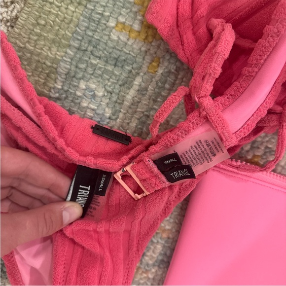 Triangl Swimwear Pink Bikini Set with Bag - Picture 2 of 2